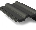 Боковая правая черепица черный