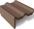 Боковая левая черепица темно-коричневый