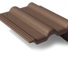 Боковая правая черепица темно-коричневый
