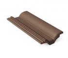 Половинчатая черепица таунус темно-коричневый