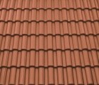 Цементно-песчаная черепица Таунус красная