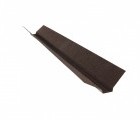 Декоративная планка ендовы КЧ GL шоколад _Barcelona new, Roman, длина 1,25 м