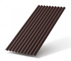 Черепица Ондулин SMART Коричневая 1950х950мм