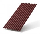 Черепица Ондулин SMART Красная 1950х950мм