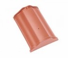 Начальная коньковая черепица Braas Рубин 11V Ангоб медный