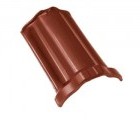 Коньковая черепица Braas Рубин 11V Глазурь каштан