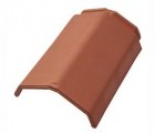 Коньковая черепица Braas Турмалин Натуральный красный