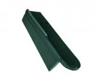 Боковая левая черепица Braas Опал Топ-глазурь зеленая ель