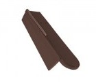 Боковая левая черепица Braas Опал Ангоб темно-коричневый