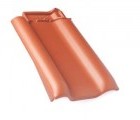 Боковая левая черепица Braas Рубин 13V Ангоб медный