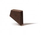 Заглушка торцевой планки Metrotile правая кофе