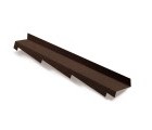 Планка примыкания Metrotile левая айрон-барк