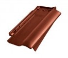 Боковая правая черепица Braas Рубин 11V Глазурь каштан