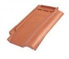 Боковая правая черепица Braas Рубин 9V Ангоб медный