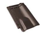 Вентиляционная черепица Braas Рубин 9V Ангоб темно-коричневый