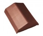 Конечная коньковая черепица Braas Турмалин Глазурь каштан