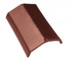 Центральная коньковая черепица Braas Изумруд Глазурь каштан