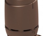 FLOW 125S вент. выход + основание 250x250 коричневый