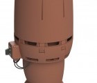 ECo160P/500 FLOW ВЕНТИЛЯТОР кирпичный цвет