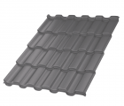 Металлочерепица МП Монтекристо-S (VALORI-20-Grey-0.5)