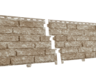 Фасадная панель Ю-Пласт Стоун Хаус Кварцит Светло-бежевый