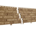 Фасадная панель Ю-Пласт Стоун Хаус Кварцит Темно-бежевый