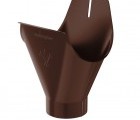 Воронка желоба Aquasystem Pural MATT 125/90 RAL 8017