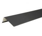 Наличник оконный металлический (полиэстр) 50х100х1250 мм Темно-серый