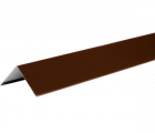 Уголок металлический внешний (полиэстр) 50х50х1250 мм Коричневый