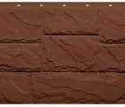 Фасадная панель FineBer - серия "Камень крупный" Коричневый