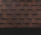 Ламинированная черепица Docke Dragon Standard Темно-коричневый