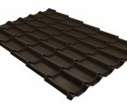 Металлочерепица классик 0,5 Drap TX RR 32 темно-коричневый