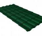 Металлочерепица кредо 0,5 Satin Мatt RAL 6005 зеленый мох