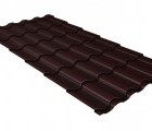 Металлочерепица кредо 0,5 Drap TX RAL 8017 шоколад