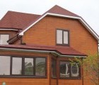 Гибкая черепица Roofshield Premium Стандарт Красный с оттенением