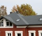Гибкая черепица Roofshield Premium Модерн Бархатно-черный