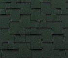 Гибкая черепица Roofshield Classic Модерн Зеленый с оттенением