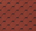 Гибкая черепица Roofshield Family Light Модерн Красный с оттенением
