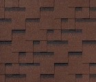 Гибкая черепица Roofshield Family Light Модерн Коричневый с оттенением