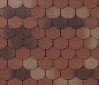 Гибкая черепица Roofshield Family Light Готик Терракота