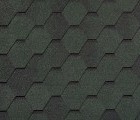 Гибкая черепица Roofshield Family Eco Light Стандарт Зеленый с оттенением
