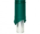 Выход вентиляции Krovent Pipe-VT 150is/500 зеленый
