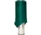 Выход вентиляции Krovent Pipe-VT 125is/500 зеленый