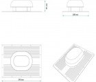 Аэратор Krovent Aero-Vent для скатной кровли красный