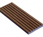 Торцевая планка MasterDeck 70мм Венге 3м
