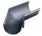 Угол желоба внутренний 135 гр 150 мм RAL 7024 мокрый асфальт