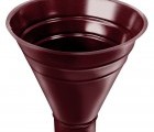 Воронка водосборная, 250/90 мм RAL 3005 красное вино