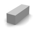 Блок газобетонный Поревит 200х250х625мм, D500 гладкий