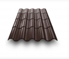 Металлочерепица Андалузия ПЭ 0,45 RAL8017 шоколад