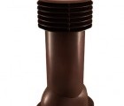 Труба вентиляционная для готовой  мягкой и фальцевой кровли RAL 8017 шоколад